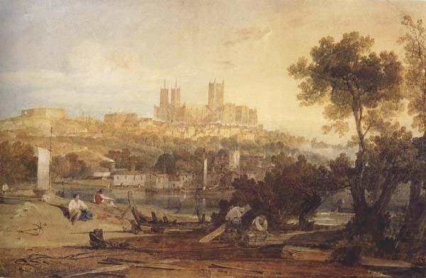 Joseph Mallord William Turner Lincoin from the Brayford (mk47) china oil painting image